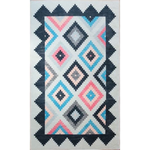 Diamantmatta, flerfärgad mått - 160x230