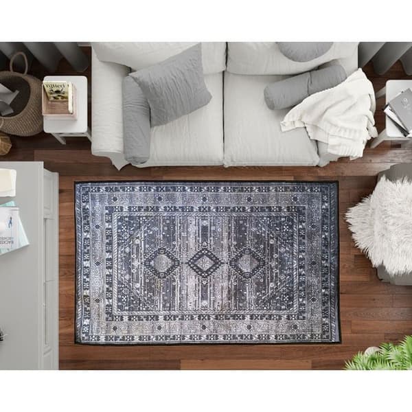 Matta - MANI TEXTILE - MAGHREB - Antracit - 160x230 - Modern - Rektangulär