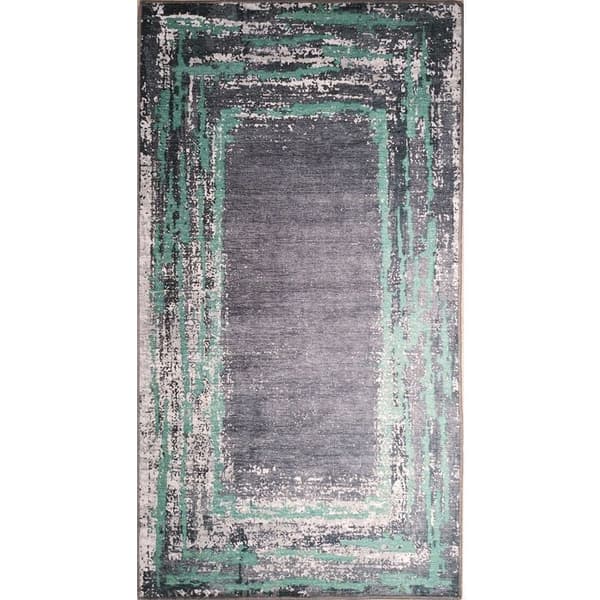 RING Matta Svart/Grön Mått - 160x230
