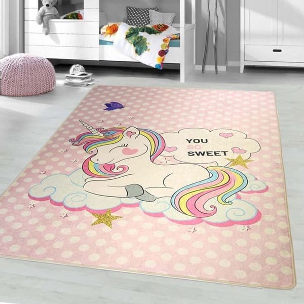 SWEET UNICORN Matta, Storlek: 80x150