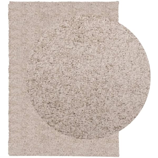 Ryamatta PAMPLONA lång lugg modern beige 200x280 cm