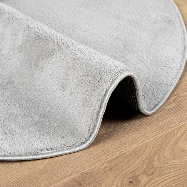 Matta OVIEDO kort lugg grå Ø 120 cm