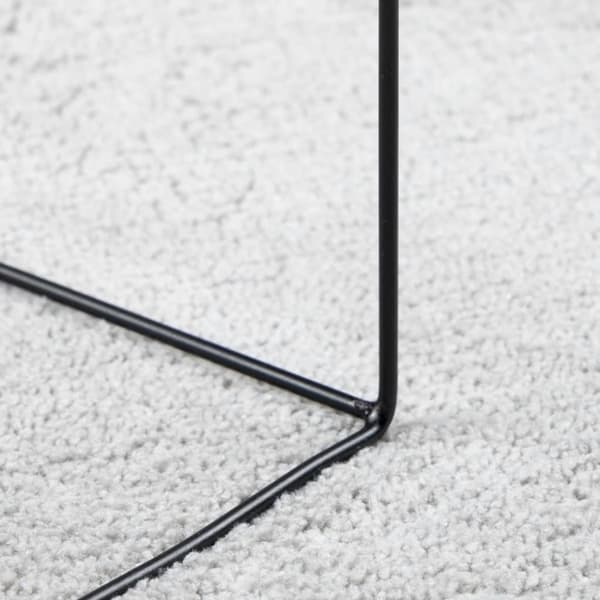 Matta OVIEDO kort lugg grå Ø 120 cm