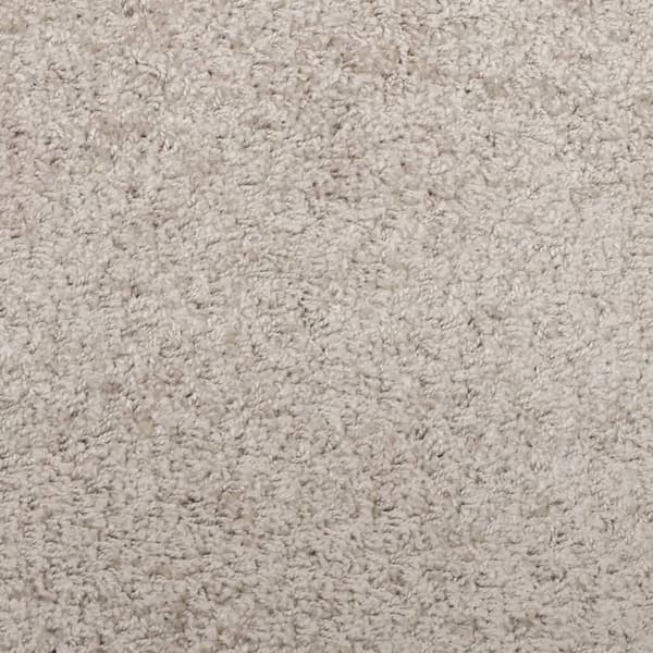 shaggy gulvtæppe PAMPLONA 80x150 cm høj luv beige