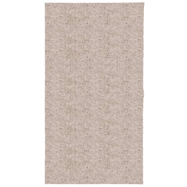 shaggy gulvtæppe PAMPLONA 80x150 cm høj luv beige