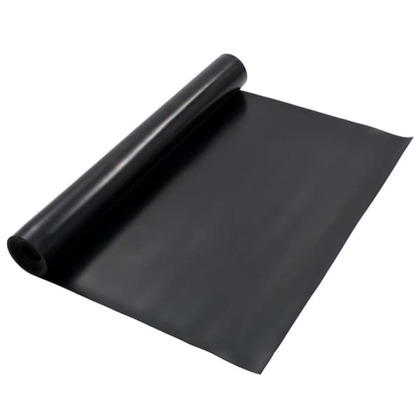 skridsikker gulvmåtte 1,2x5 m 3 mm gummi glat