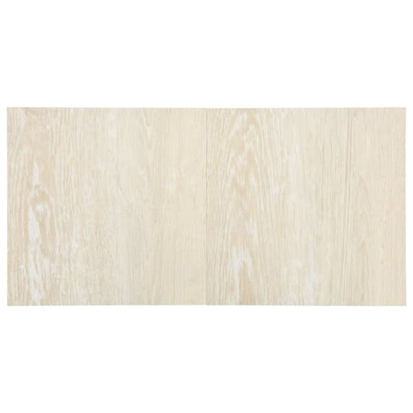 Itsekiinnittyvä lattialankku 20 kpl PVC 1,86 m² beige