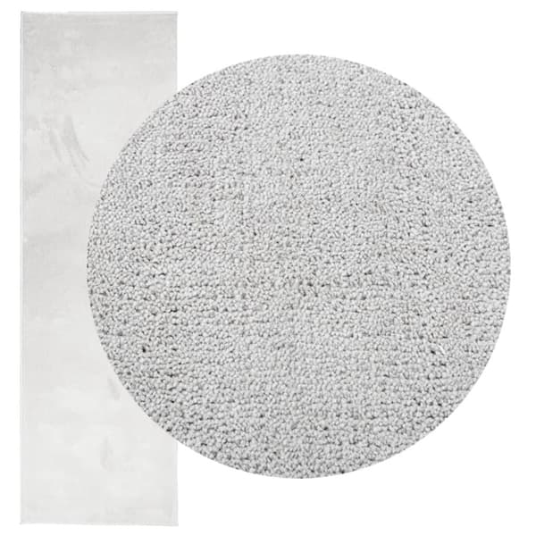 Matta OVIEDO kort lugg grå 80x250 cm