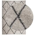 Pikkukuva 3 / 10: Pörrömatto PAMPLONA korkeanukka moderni beige/antras 120x170 cm