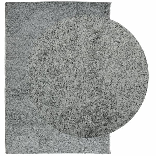 shaggy gulvtæppe PAMPLONA 120x170 cm høj luv grøn