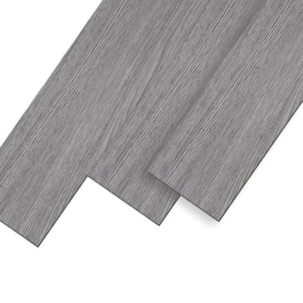 PVC-golvbeläggningar - YUENFONG - Träutseende - Självhäftande - 36 stycken - 5 m²