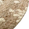 Miniatyrbild 3 av 4: Rund vegetabilisk jutematta "Shine" diameter 115 cm Atmosphera