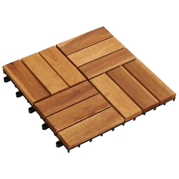 Terassilaatat 30 x 30 cm Akaasia 30 Sarja -  Lattiat & matot