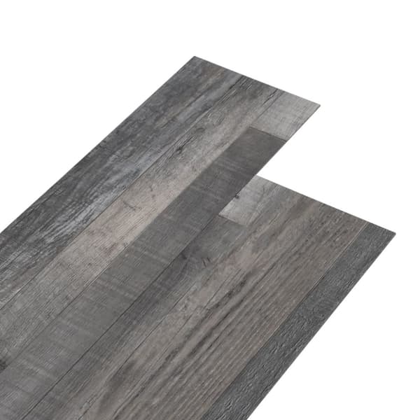 vidaXL PVC-golvbrädor 5,02 m² självhäftande 2 mm industriellt trä -  Golvbeläggning