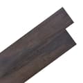Pikkukuva 1 / 9: vidaXL Itsekiinnittyvä PVC Lattialankku 5,02 m² 2 mm Tummanruskea -  Lattiat & matot