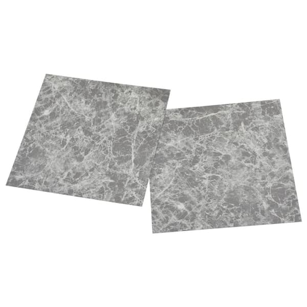 vidaXL Självhäftande golvplankor 20 st PVC 1,86 m² betonggrå -  Golvbeläggning