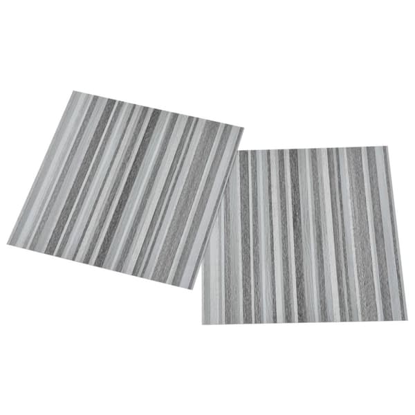 vidaXL Självhäftande golvplankor 55 st PVC 5,11 m² ljusgrå -  Golvbeläggning