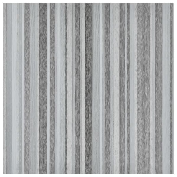 vidaXL Självhäftande golvplankor 55 st PVC 5,11 m² ljusgrå -  Golvbeläggning