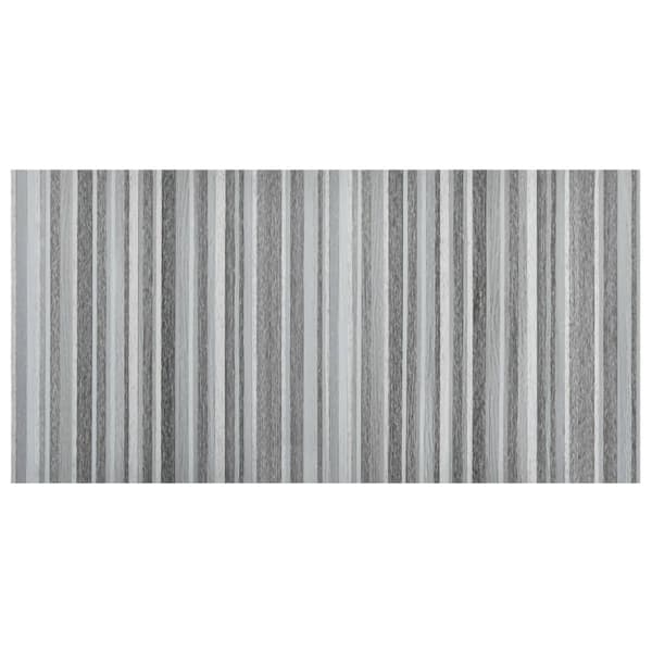 vidaXL Självhäftande golvplankor 55 st PVC 5,11 m² ljusgrå -  Golvbeläggning