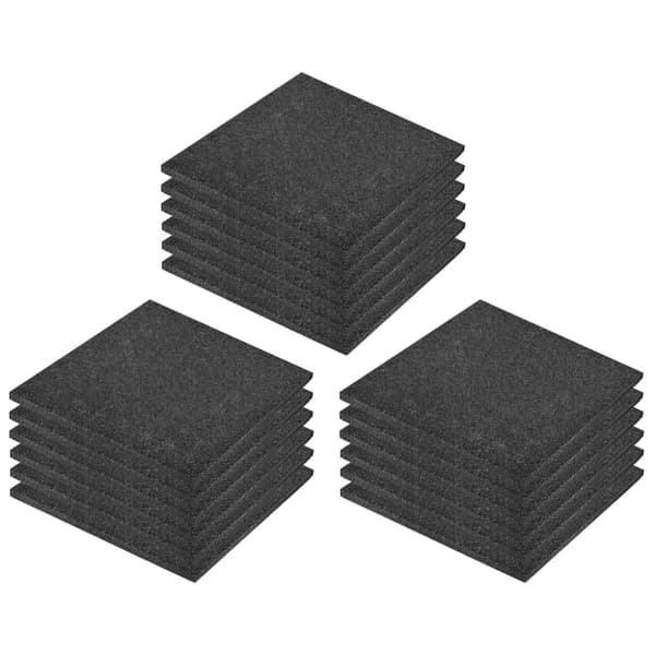 vidaXL Kaatumissuojalevyt 18 kpl kumi 50x50x3 cm musta -  Lattiat & matot