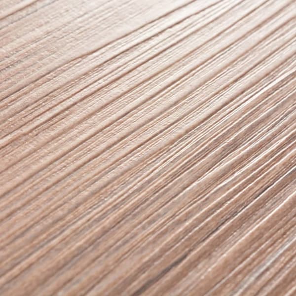 vidaXL selvhæftende PVC-gulvplanker 5,02 m² 2 mm egetræ brun -  Gulve