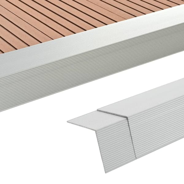 vidaXL Reunuslauta 5 kpl alumiini 170 cm hopea -  Lattiat & matot