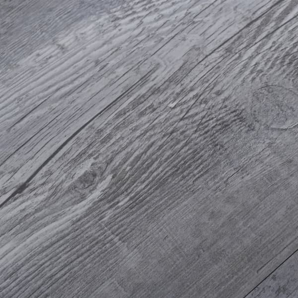 vidaXL selvklæbende gulvbrædder 5,02 m² 2 PVC mat trægrå - Gulve