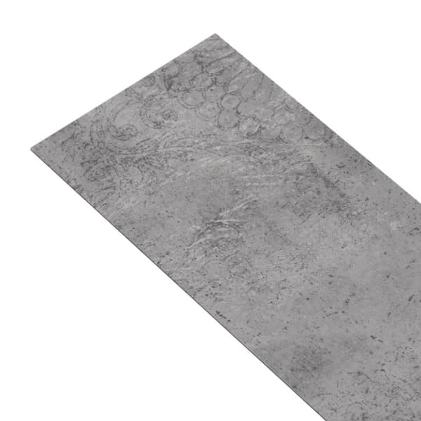 vidaXL selvklæbende gulvbrædder 5,02 m² 2 mm PVC cementbrun -  Gulve