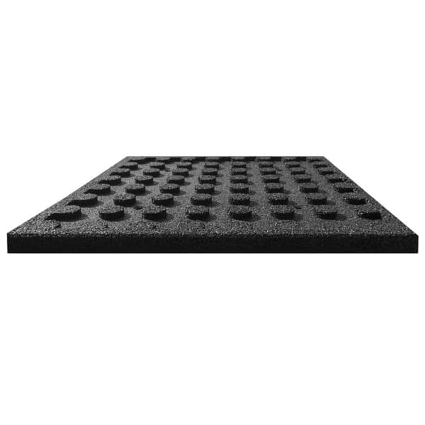 vidaXL Kaatumissuojalevyt 24 kpl kumi 50x50x3 cm musta - Lattiat & matot