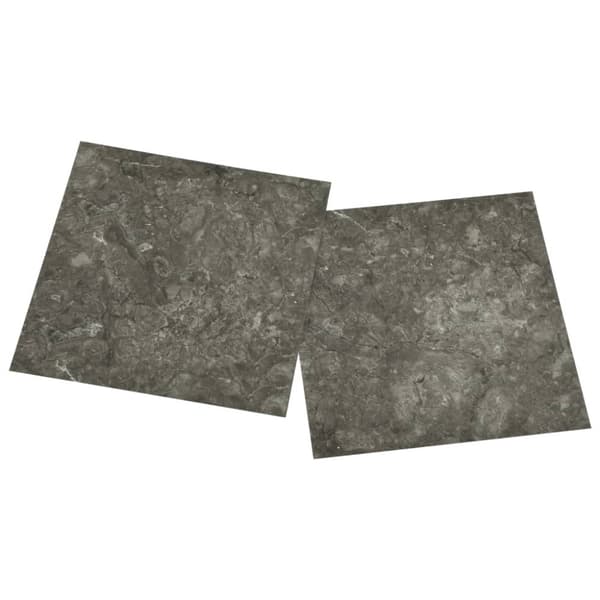 vidaXL Itsekiinnittyvä lattialankku 55 kpl PVC 5,11 m² harmaa -  Lattiat & matot