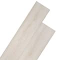 Pikkukuva 1 / 9: vidaXL PVC lattialankku ei-itsekiinnittyvä 5,26 m² 2 mm valk. tammi -  Lattiat & matot