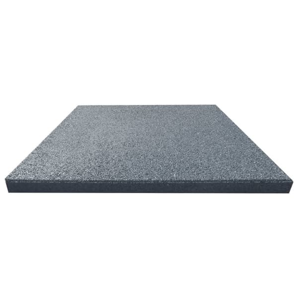 vidaXL faldfliser 6 stk. 50x50x3 cm gummi grå -  Gulve