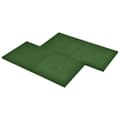Pikkukuva 5 / 7: vidaXL Kaatumissuojalevyt 18 kpl kumi 50x50x3 cm vihreä -  Lattiat & matot