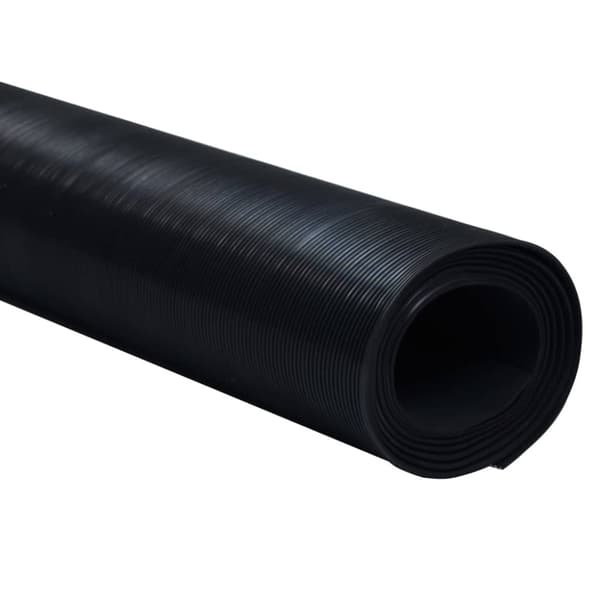 Luistamaton kumimatto 2 x 1 m Kapea raitakuvio -  Lattiat & matot