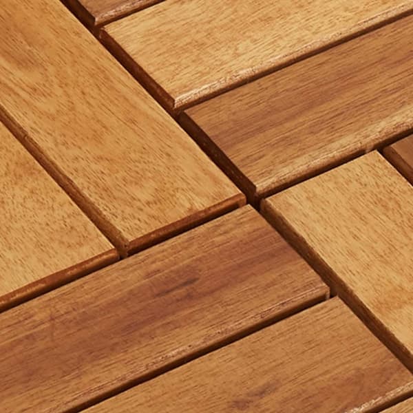 10 kpl Akaasia Terassilevy 30 x 30 cm -  Lattiat & matot