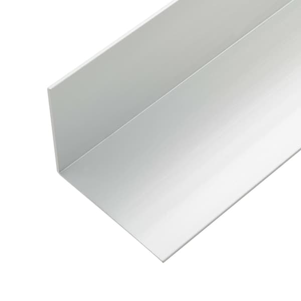 The Living Store Ytterhörnlist 5 st aluminium 170 cm silver -  Golvbeläggning