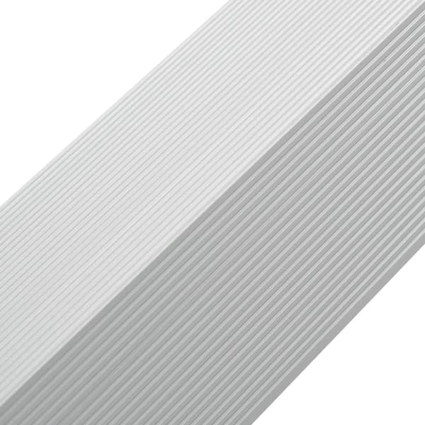 The Living Store Ytterhörnlist 5 st aluminium 170 cm silver -  Golvbeläggning