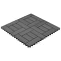 Pikkukuva 3 / 7: Harmaa 30 x 30 cm Terassilaatta WPC 1 Neliömetri 11 kpl -  Lattiat & matot