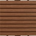 Pikkukuva 6 / 7: WPC Tiilet 30x30cm 11 kpl 1m2 Ruskea -  Lattiat & matot