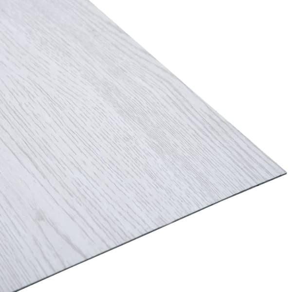 Gulve - Living selvklæbende gulvbrædder 5,11 m² PVC hvid