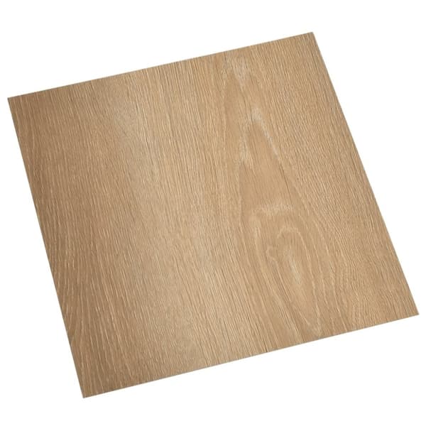 Golvbeläggning - Living Självhäftande golvplankor 20 st PVC 1,86 m² brun