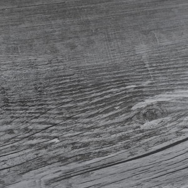 Lattiat & matot - Living PVC-lattialankut 5,02 m² 2 mm itseliimautuva kiiltävä harmaa