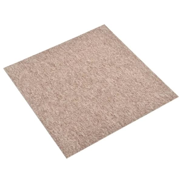 Gulve - Living tæppefliser 20 stk. 5 m² 50x50 cm beige