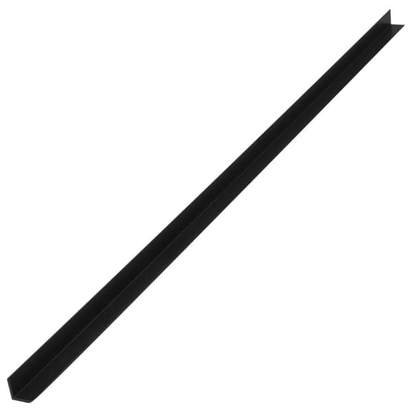 Lattiat & matot - Living Terassin reunuslauta WPC 170 cm musta