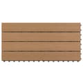 Pikkukuva 4 / 7: Lattiat & matot - Living Terassilaatat 6 kpl WPC 60x30 cm 1,08 m² ruskea