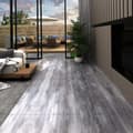 Pikkukuva 2 / 8: Lattiat & matot - Living Itsekiinnittyvä PVC lattialankku 5,21 m² 2 mm matta puu harmaa