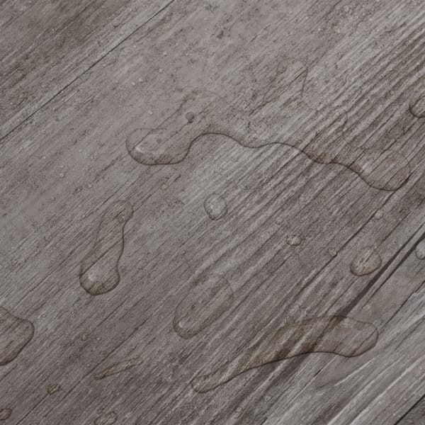 Lattiat & matot - Living PVC-lattialankut 5,02 m² 2 mm itseliimautuva matta puu ruskea