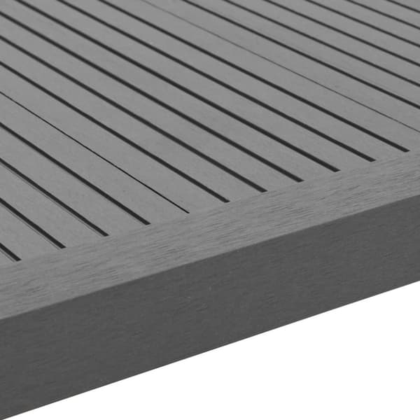Terassin reunuslauta WPC 170 cm harmaa - Reunuslauta - Reunuslaudat - Home & Living