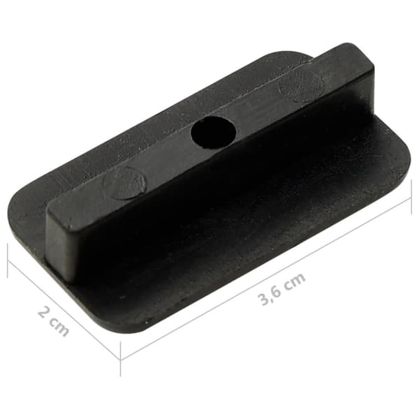 Terrasseklips med skruer 200 stk. Plastik og rustfrit stål 304 - Klips - Terrasseklips - Home & Living