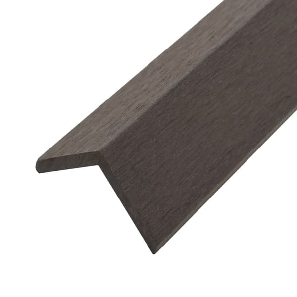 Terassin reunuslauta WPC 170 cm tummanruskea - Reunuslauta - Reunuslaudat - Home & Living